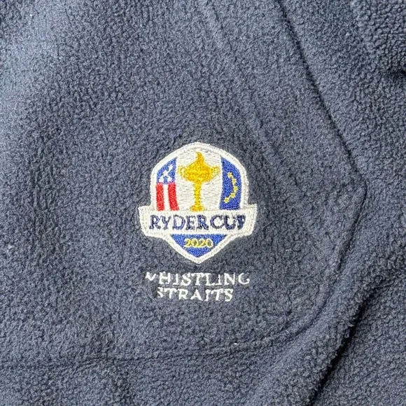 '47 Brand‎ Quilted Fleece 1/4 Snap Ryder Cup 2020 Whistling Straights Women's L - Picture 3 of 9